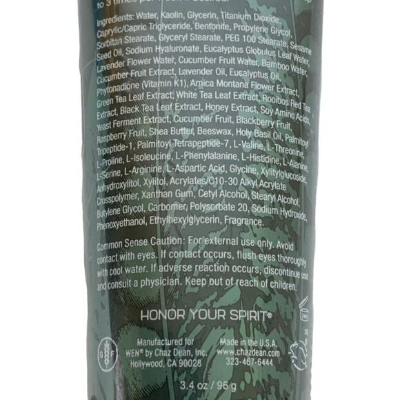 Bella Spirit Wen by Chaz Dean Purifying Facial Masque 3.4 oz NEW Sealed - Picture 5 of 6